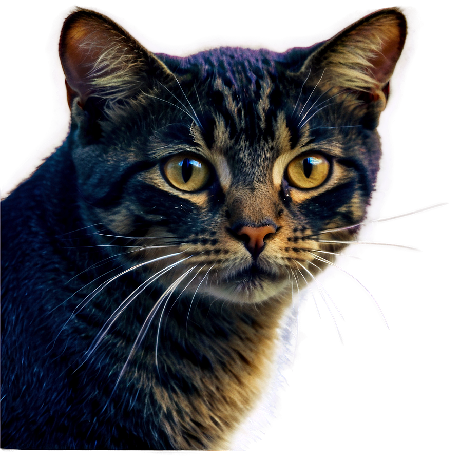 Vintage Cat Poster Png A PNG image