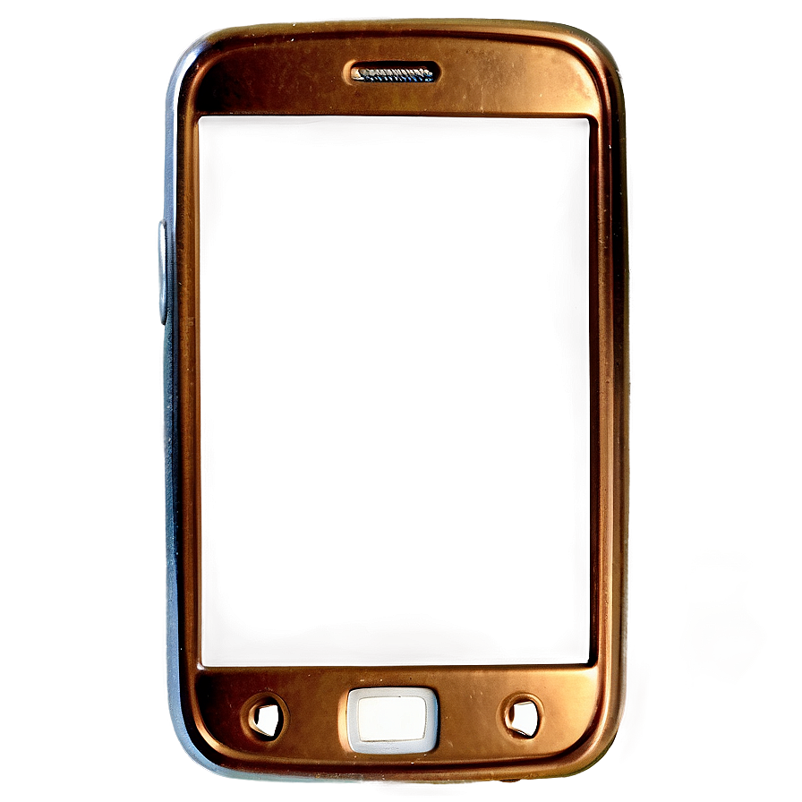 Vintage Cell Phone Frame Png 3 PNG image