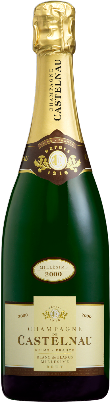 Vintage Champagne Bottle2000 PNG image