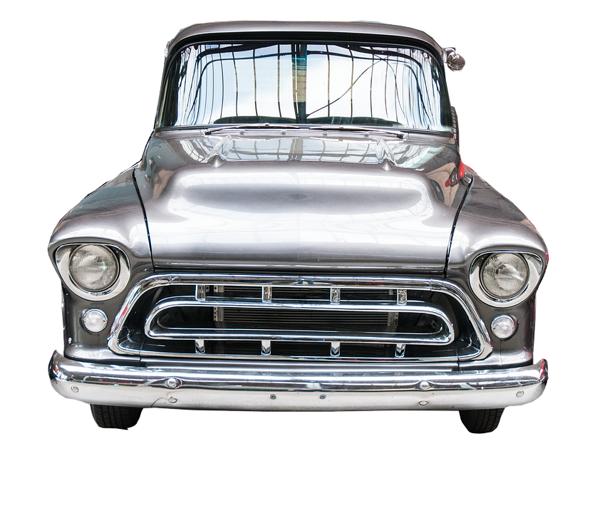 Vintage Chevy Front View.png PNG image