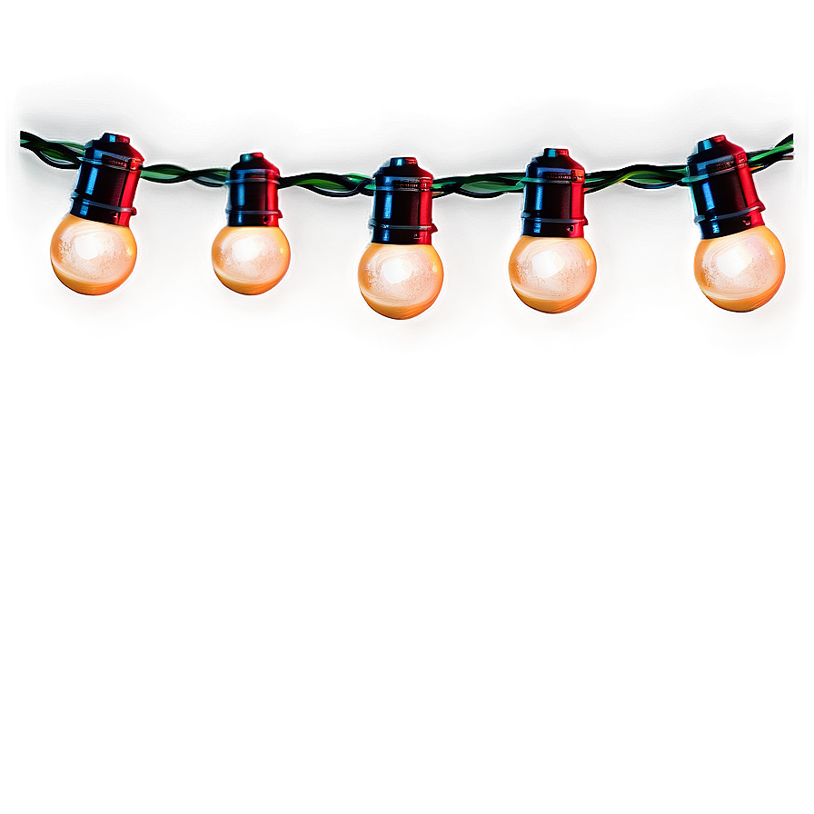 Vintage Christmas String Lights Png 64 PNG image