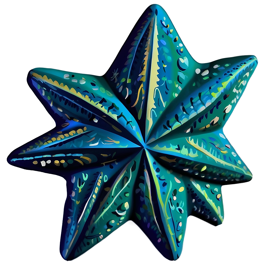 Vintage Christmas Tree Star Png Aqq11 PNG image