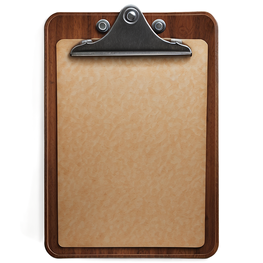 Vintage Clipboard Png Otn12 PNG image