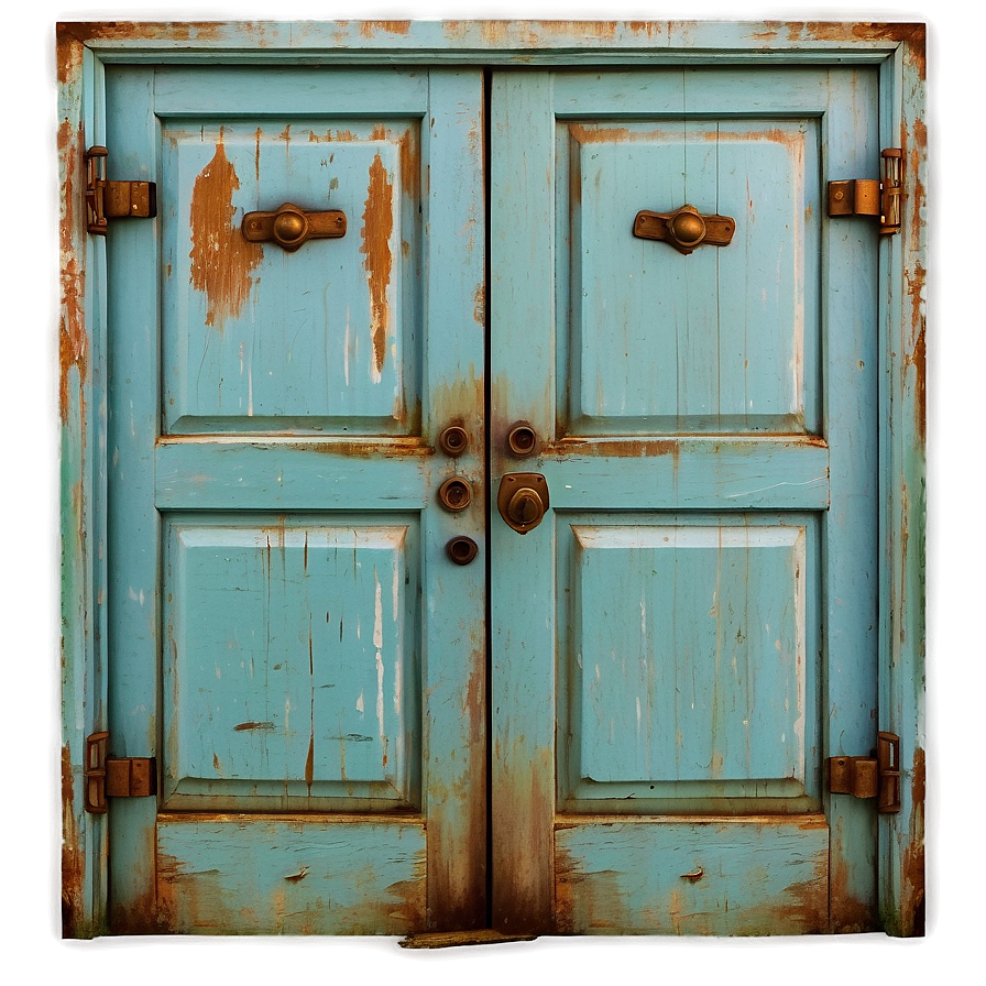 Vintage Closed Door Picture Png 17 PNG image