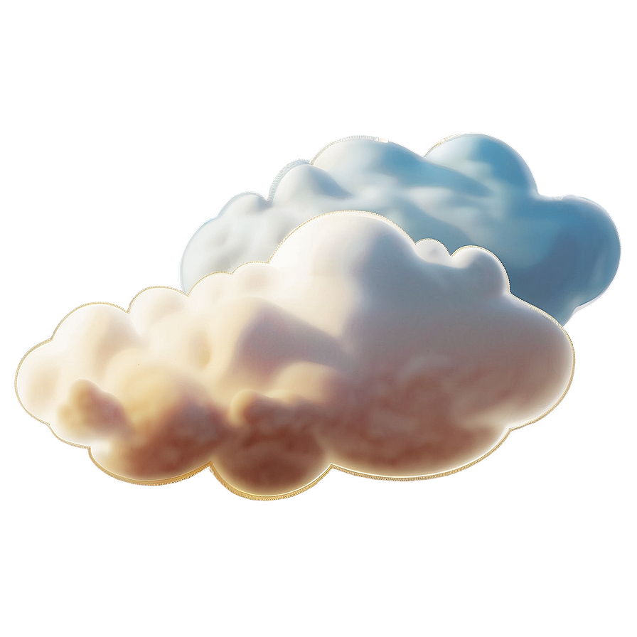 Vintage Cloud Vector Drawing Png Qei PNG image