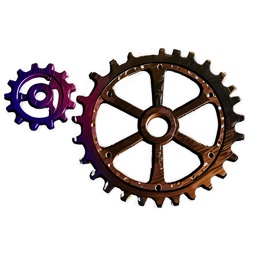 Vintage Cog Design Png 06262024 PNG image