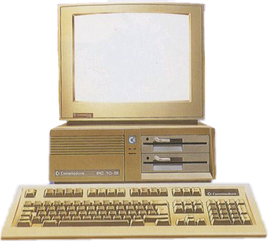 Vintage Commodore P C10 I I I Computer PNG image