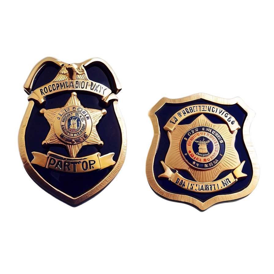 Vintage Cop Badge Art Png 93 PNG image