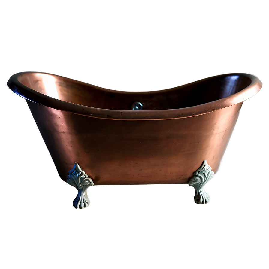 Vintage Copper Bathtub Png 93 PNG image