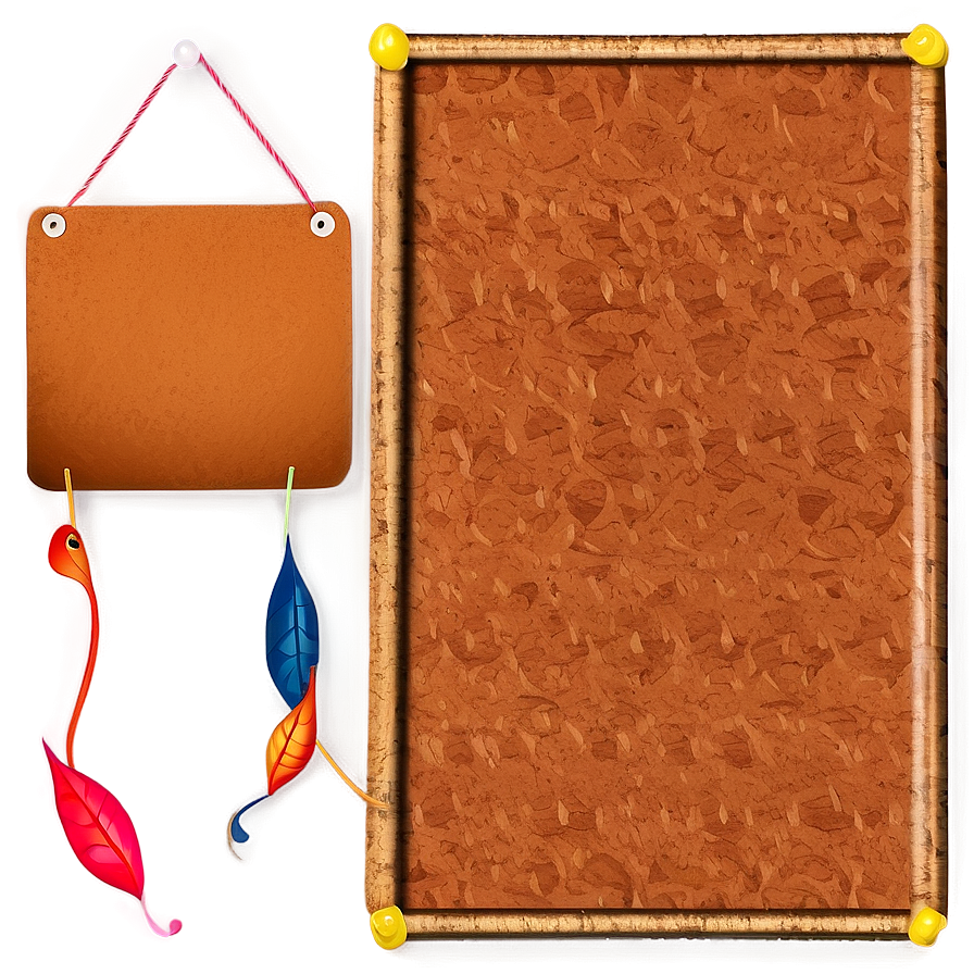 Vintage Corkboard Png 68 PNG image