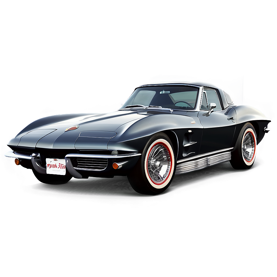 Vintage Corvette Png 06252024 PNG image