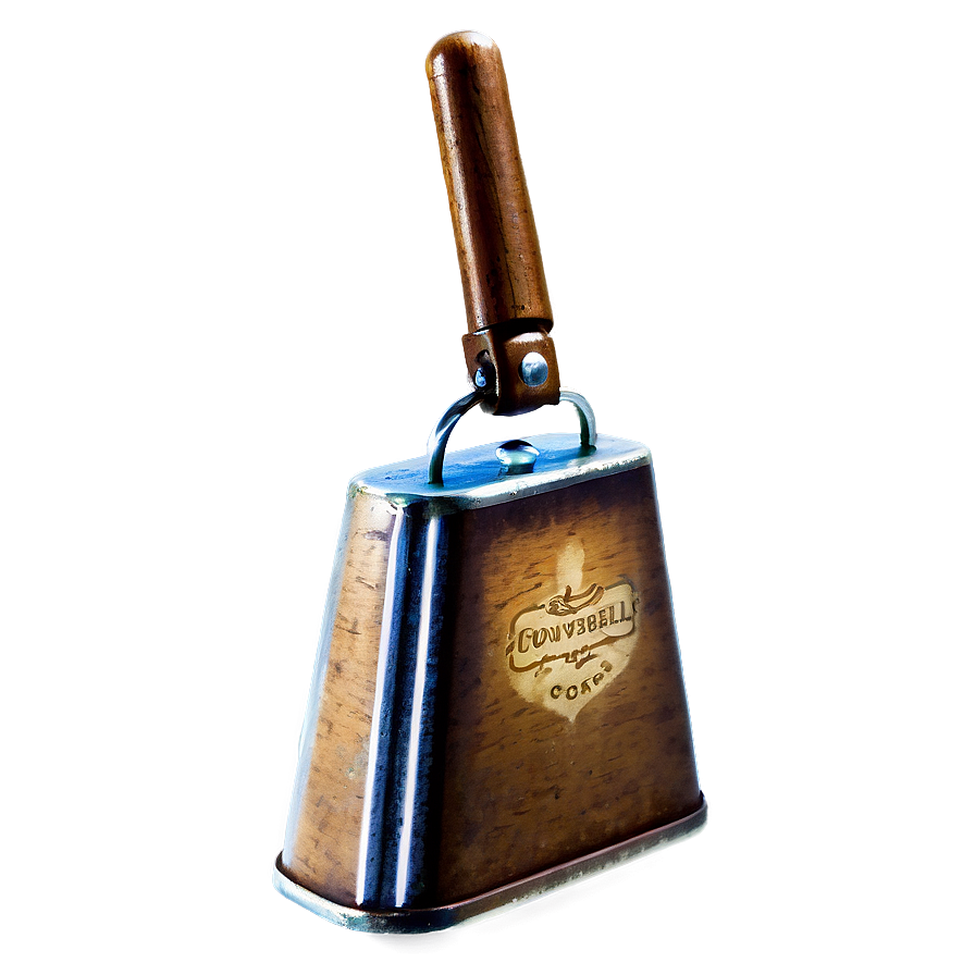 Vintage Cowbell Png 06132024 PNG image