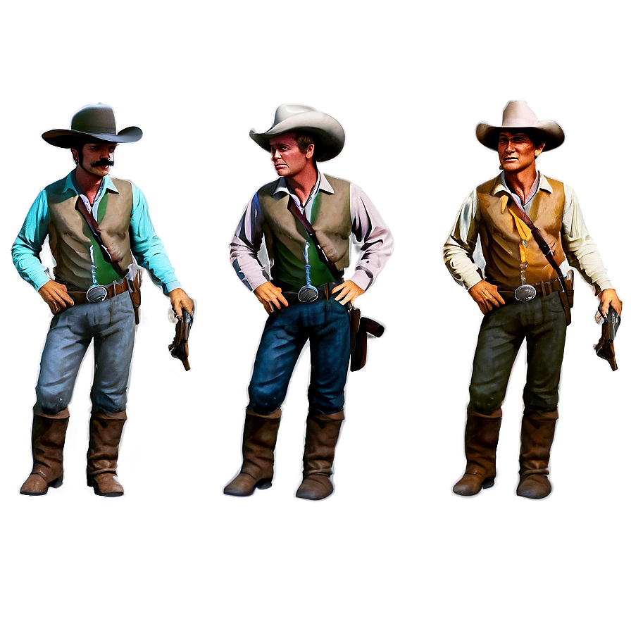 Vintage Cowboys Png 55 PNG image