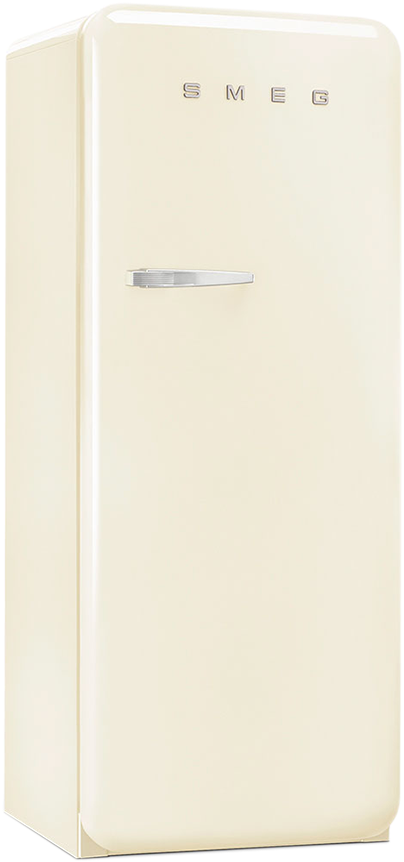 Vintage Cream Single Door Refrigerator S M E G PNG image