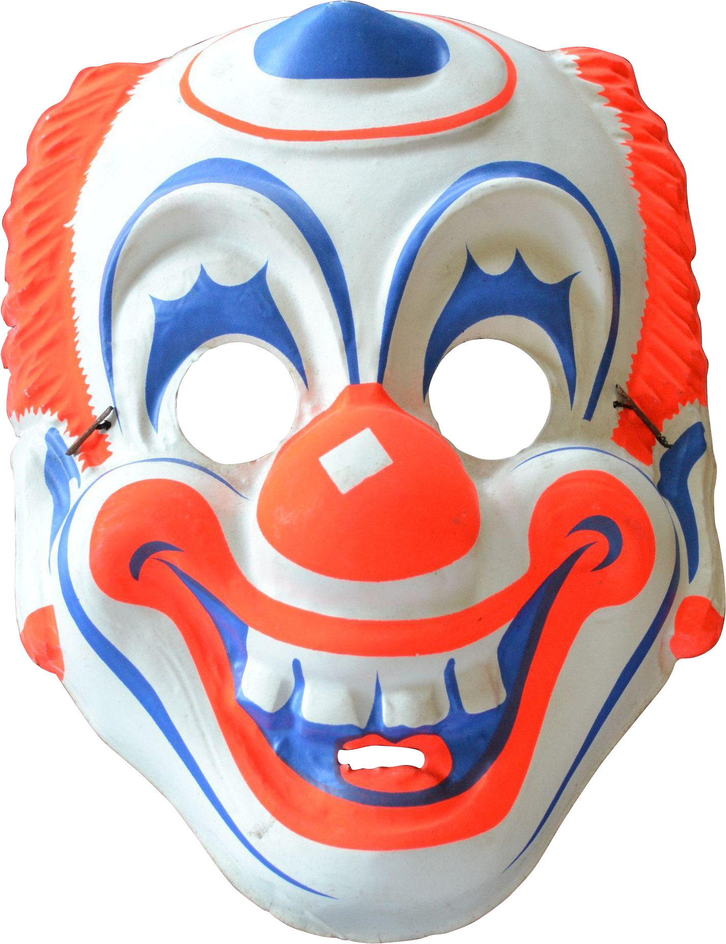 Vintage Creepy Clown Mask PNG image