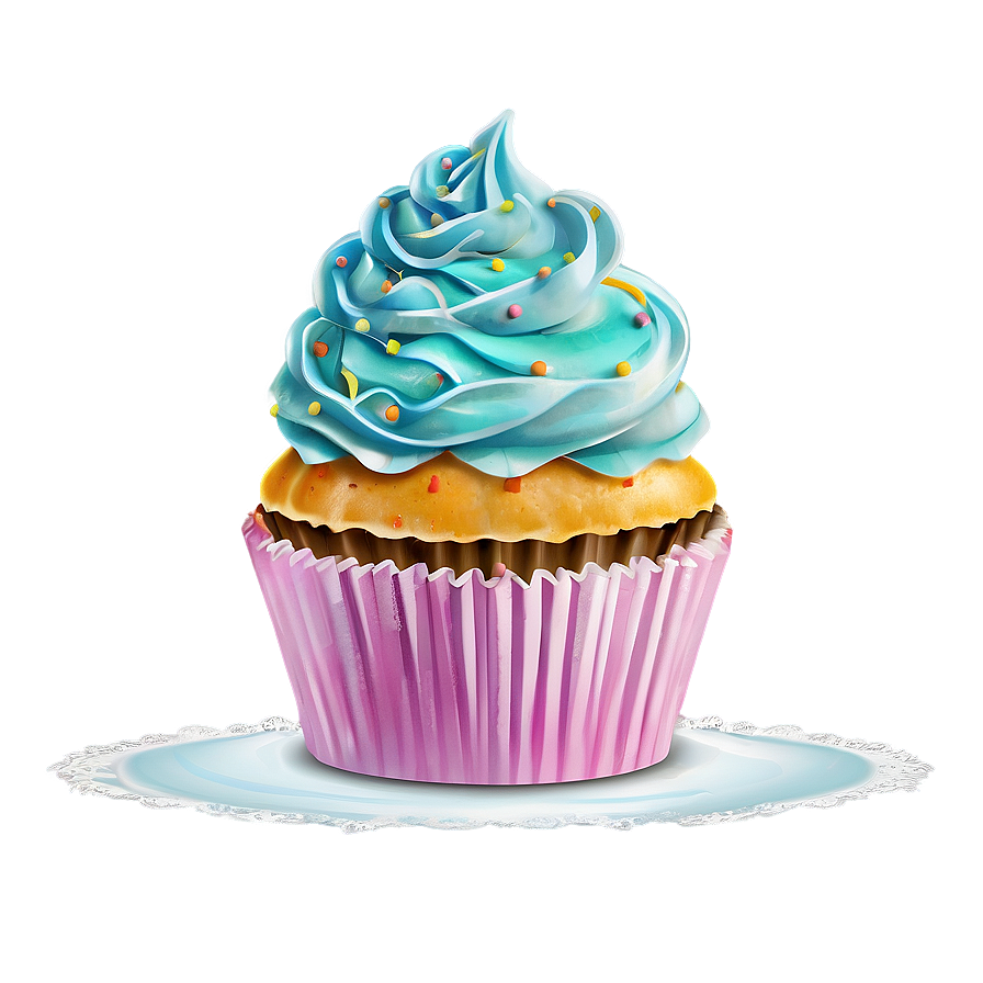 Vintage Cupcake Png Gqx PNG image