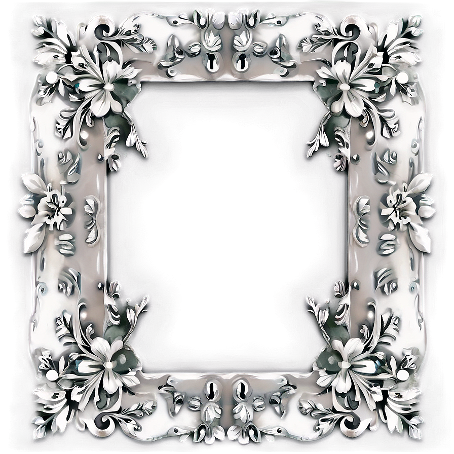 Vintage Cute Frame Png Cgt PNG image