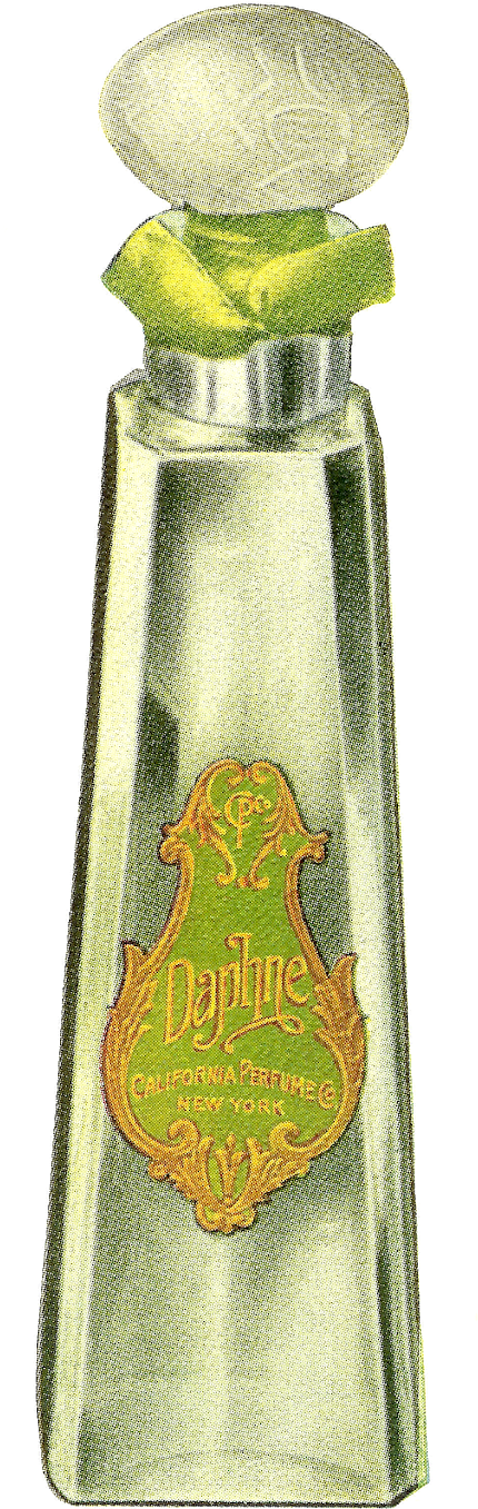 Vintage Daphne Perfume Bottle PNG image