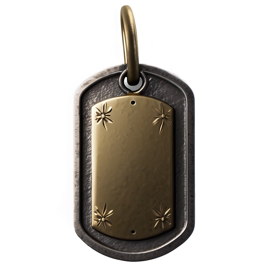 Vintage Dog Tag Picture Png Urp PNG image