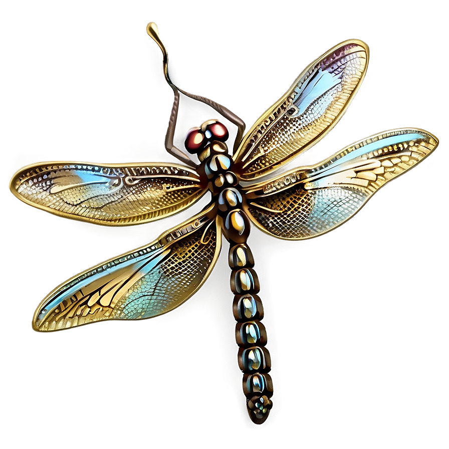 Vintage Dragonfly Png 05212024 PNG image