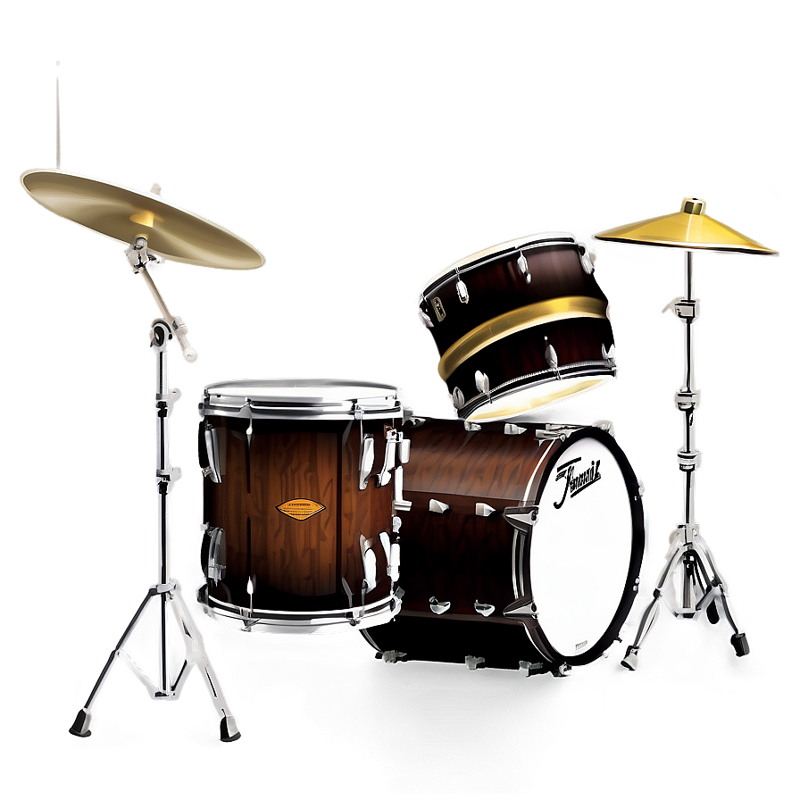 Vintage Drum Kit Png 1 PNG image