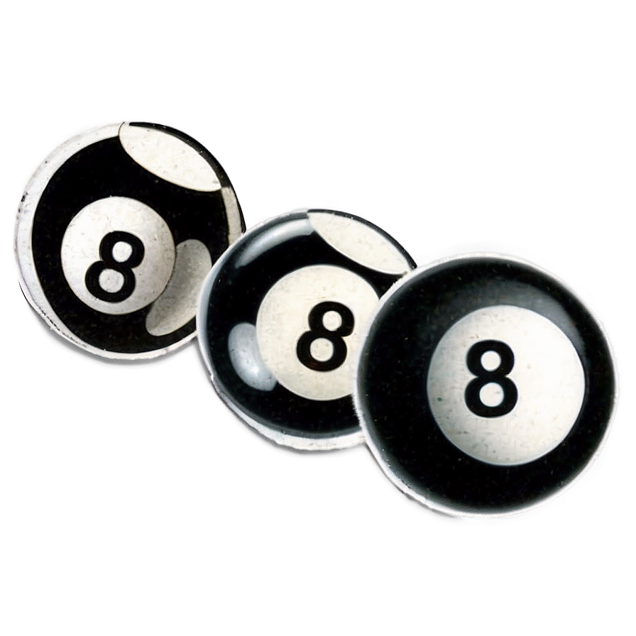 Vintage Eight Ball Drawing Png 91 PNG image