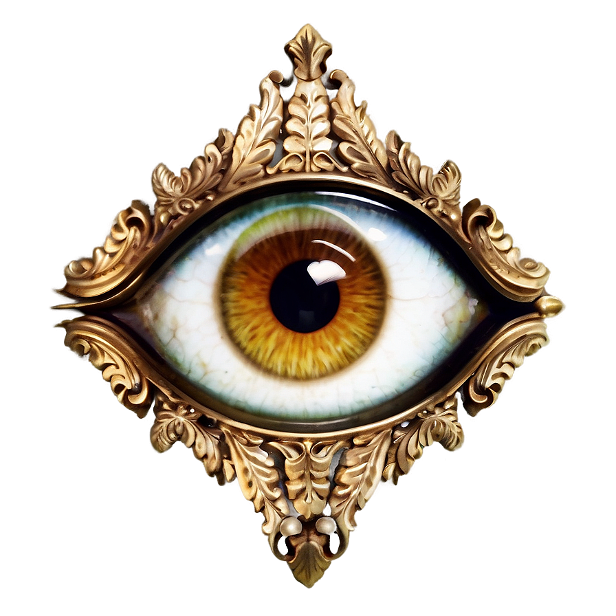 Vintage Eye Poster Png 05042024 PNG image