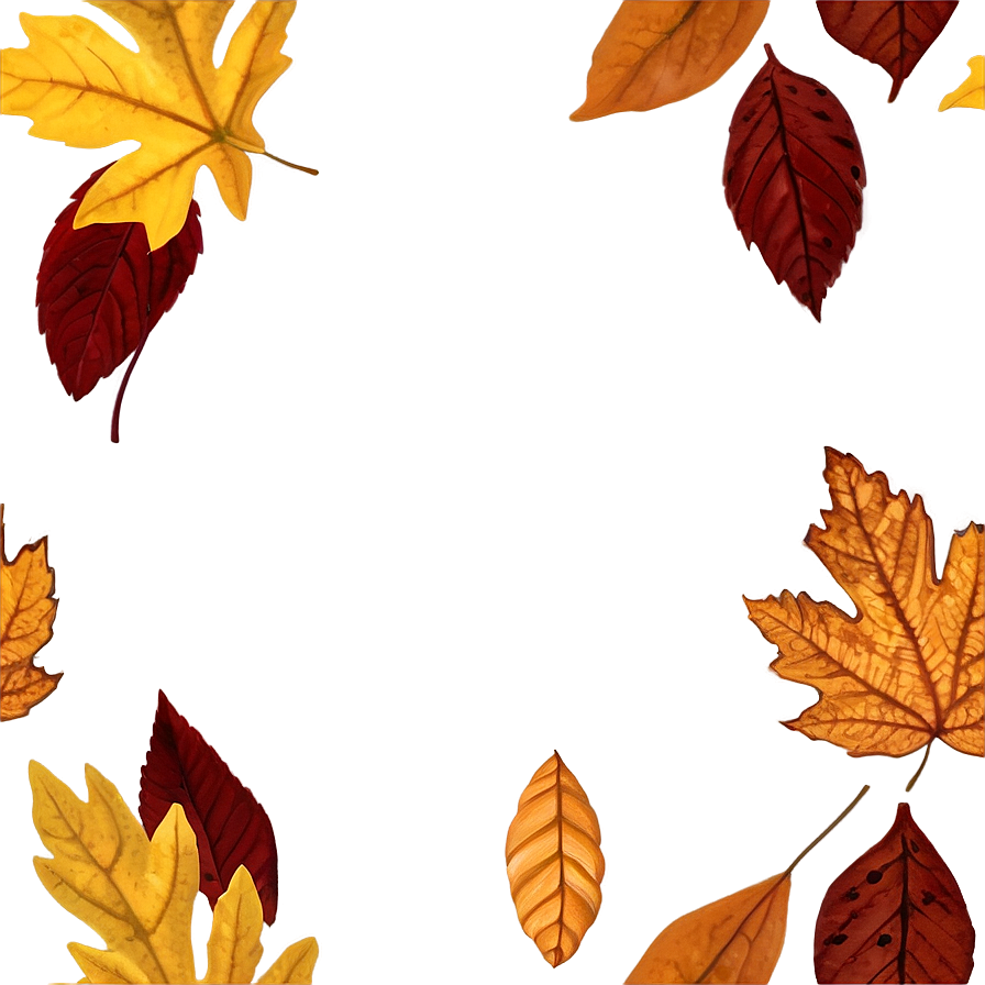 Vintage Fall Leaves Png 05042024 PNG image