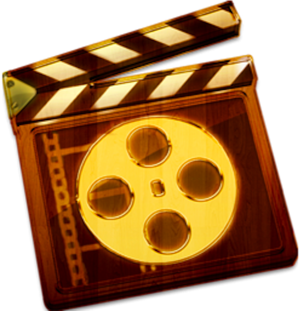 Vintage Film Clapperboard Icon PNG image