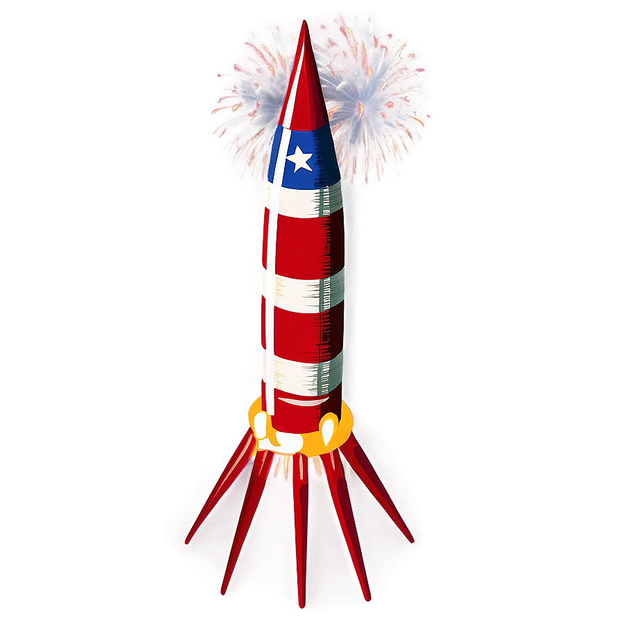 Vintage Firework Rocket Png Vka65 PNG image