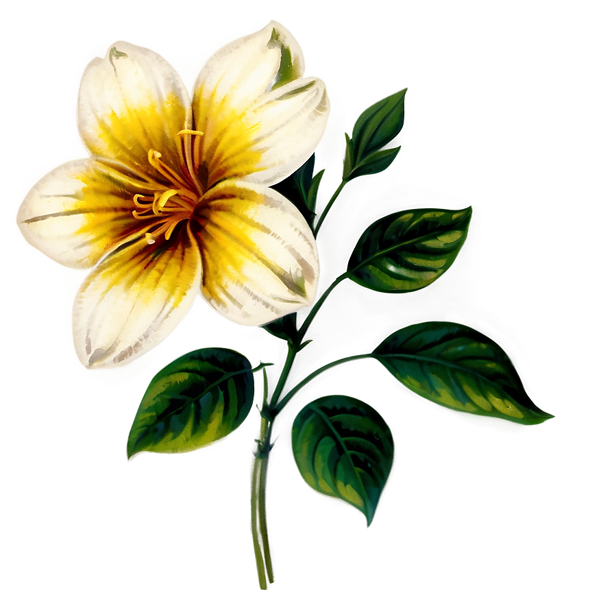 Vintage Flower A PNG image