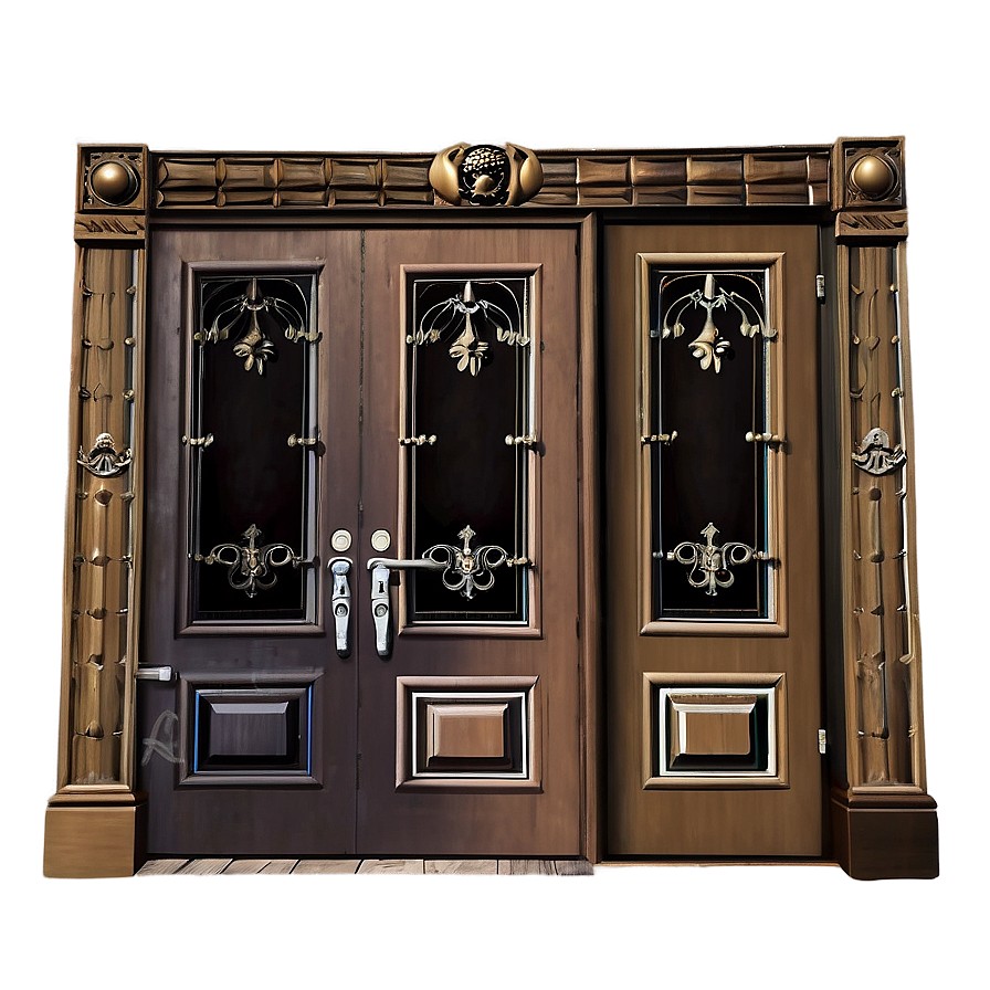 Vintage Front Door Png 06212024 PNG image