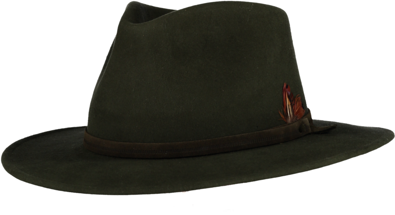 Vintage Gangster Fedora Hat PNG image