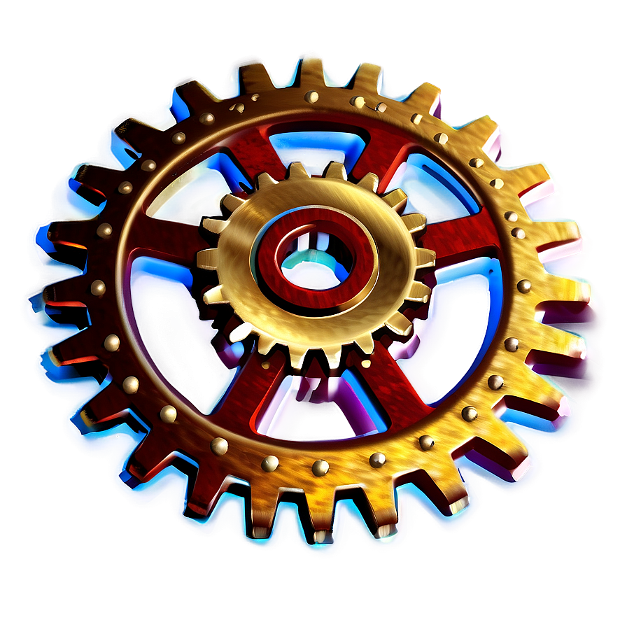 Vintage Gear Icon Png Eor PNG image