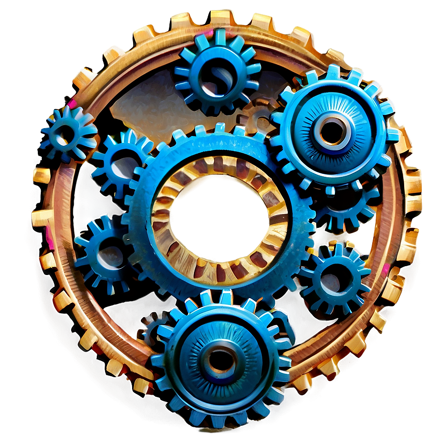 Vintage Gears Png 43 PNG image