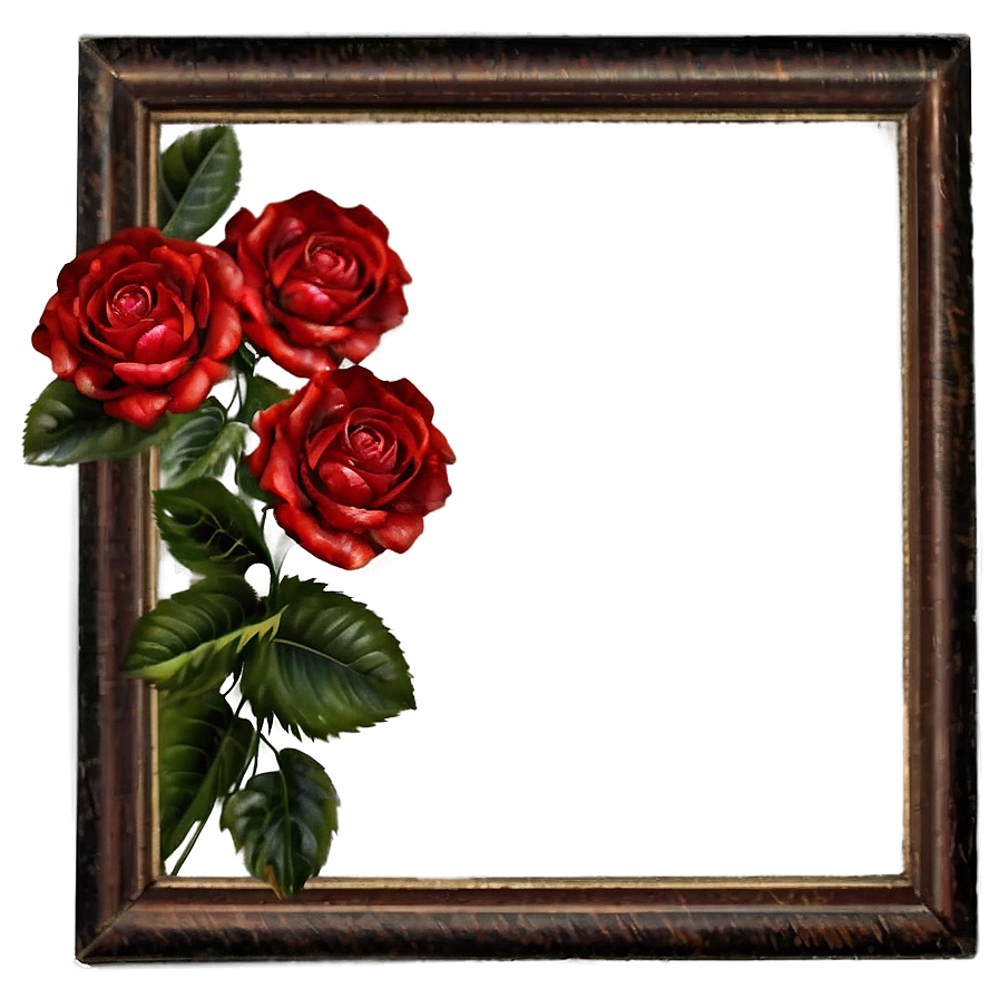 Vintage Glass Frame Png 06272024 PNG image