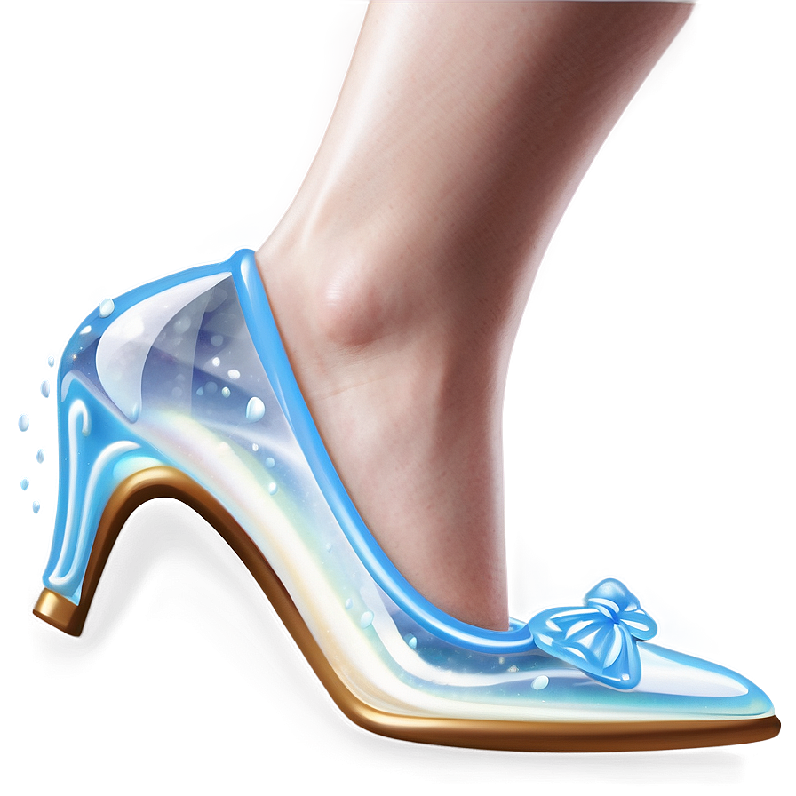 Vintage Glass Slipper Clip Png Bbu PNG image