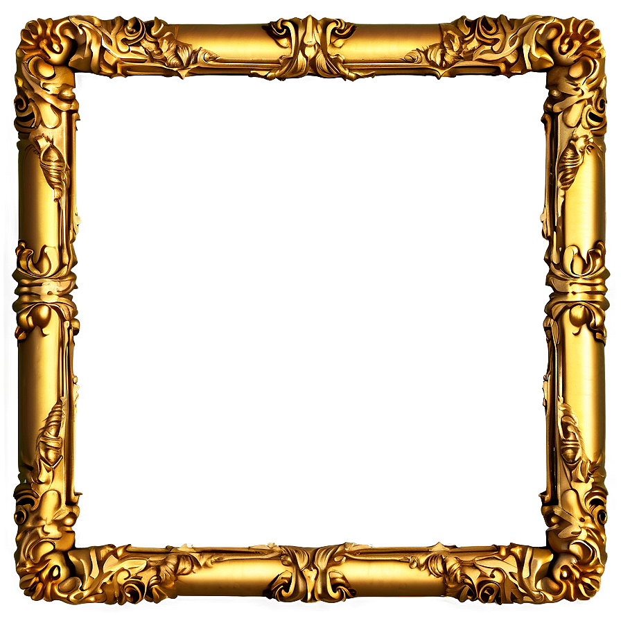 Vintage Gold Frame Png Eck97 PNG image