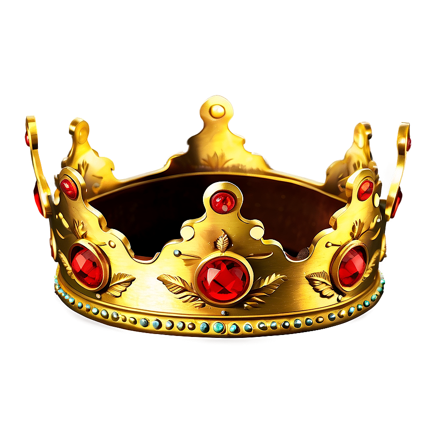 Vintage Golden Crown Png Fek PNG image