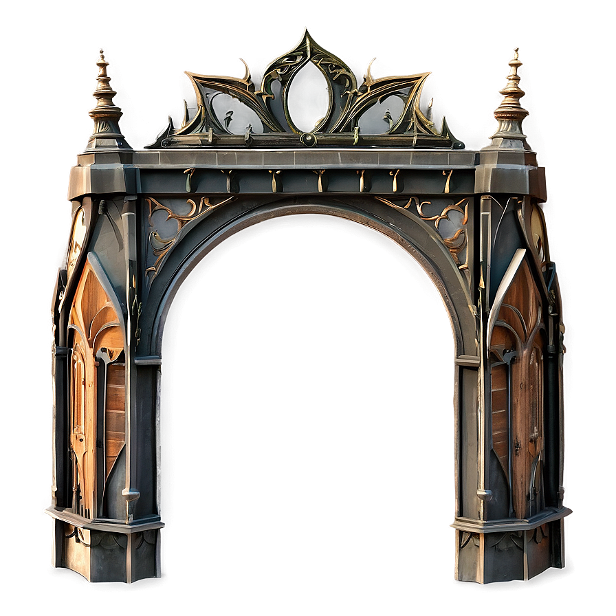 Vintage Gothic Arc Png 87 PNG image