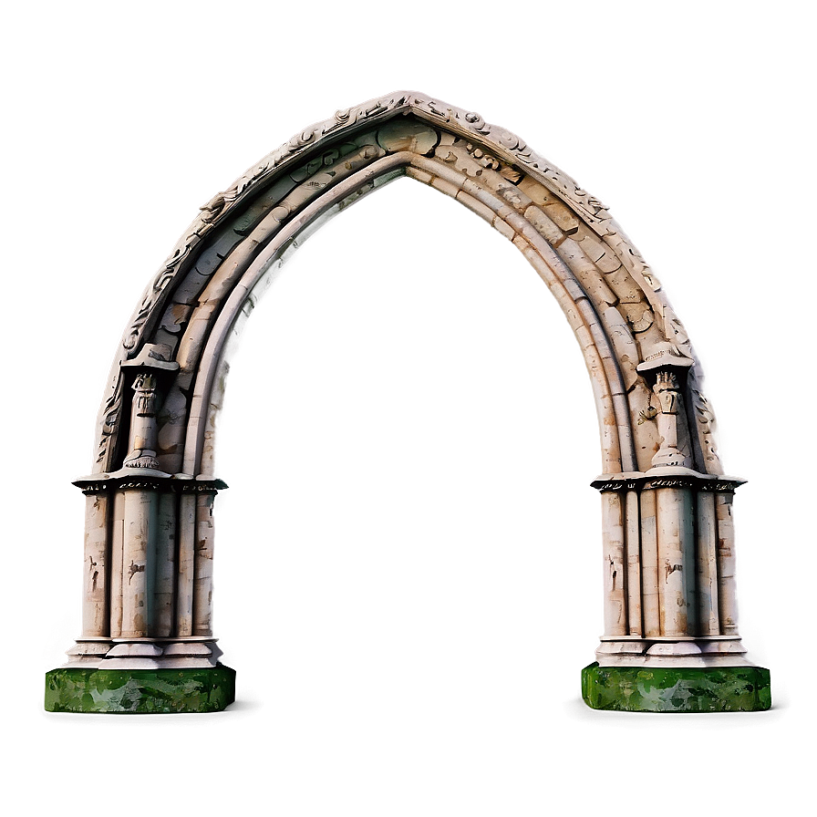 Vintage Gothic Arc Png Bqp14 PNG image