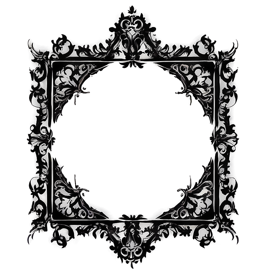 Vintage Gothic Frame Png 06262024 PNG image