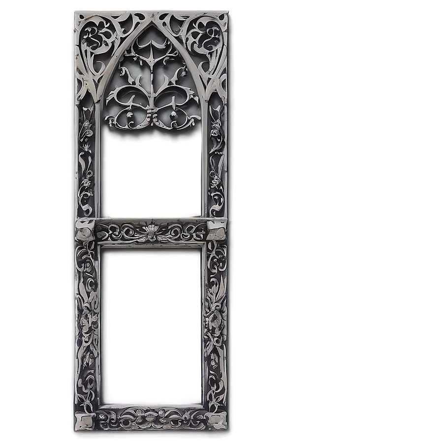 Vintage Gothic Frame Png Gle PNG image