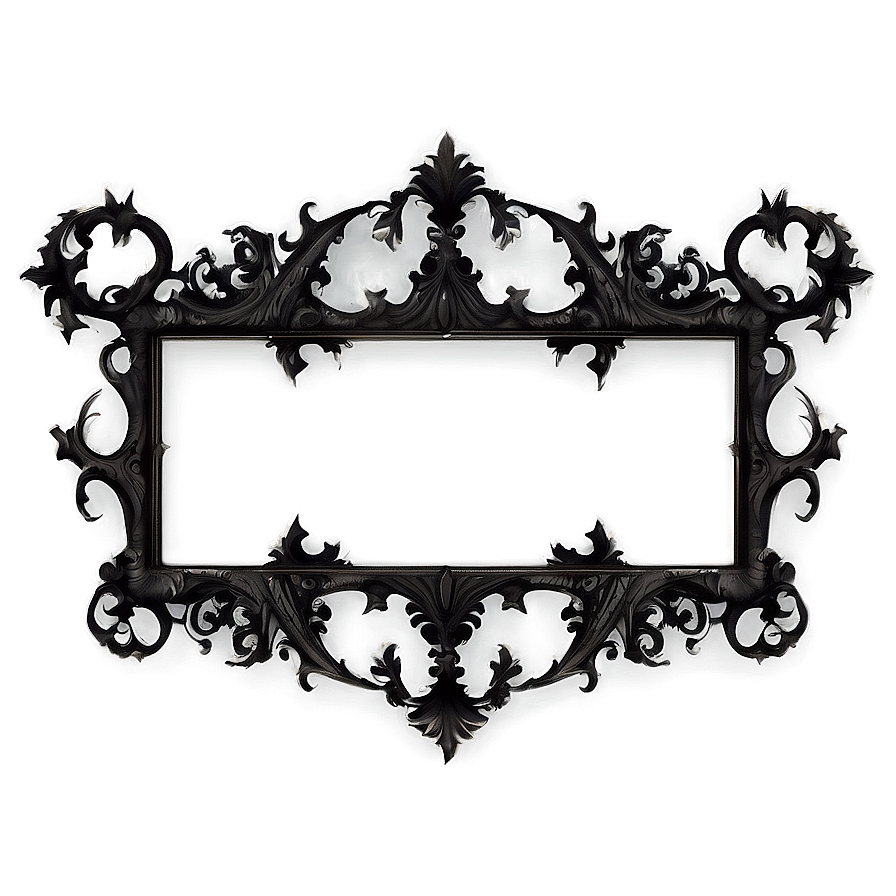 Vintage Gothic Frame Png Rhx PNG image