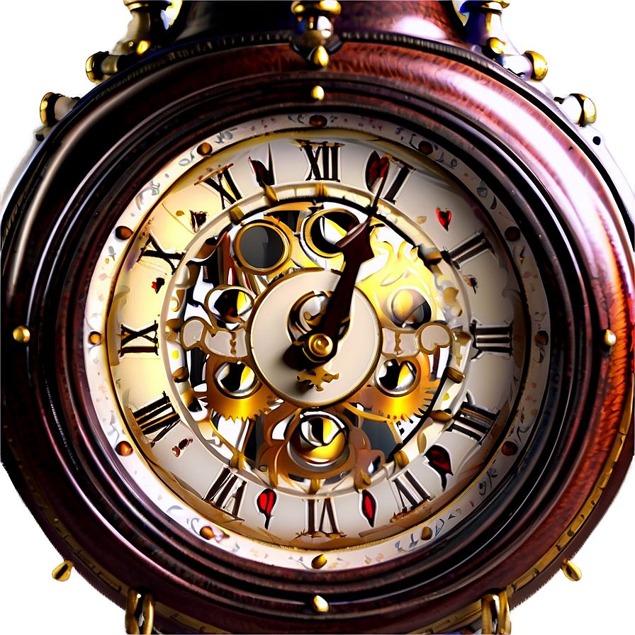 Vintage Grandfather Clock Png Goe PNG image