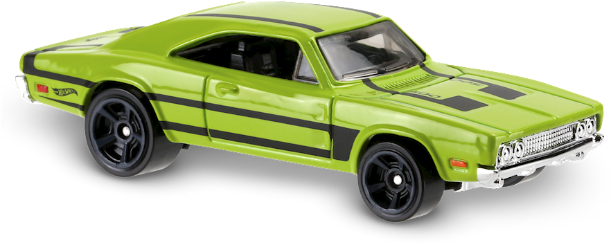 Vintage Green Muscle Car PNG image