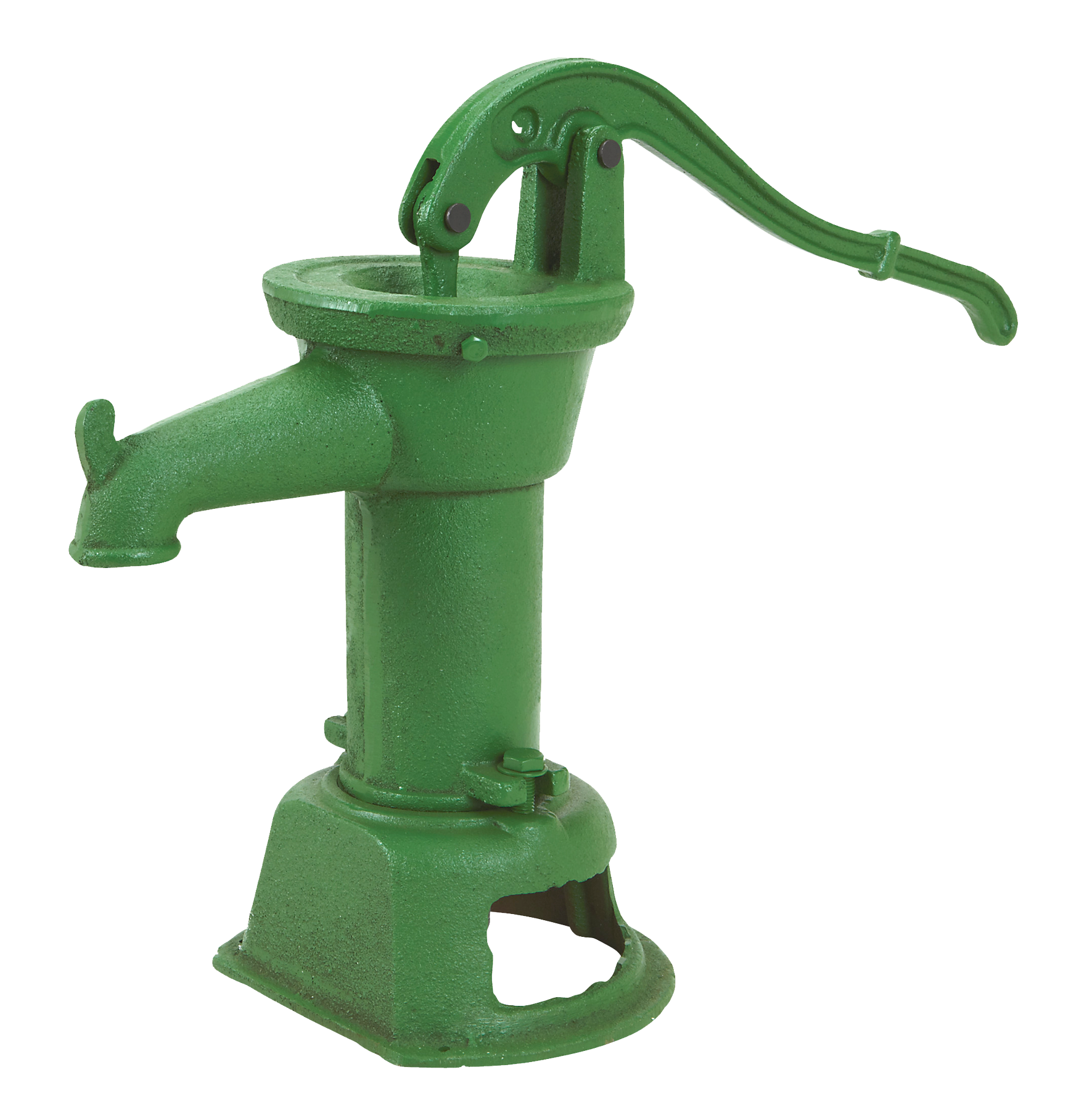 Vintage Green Water Pump PNG image