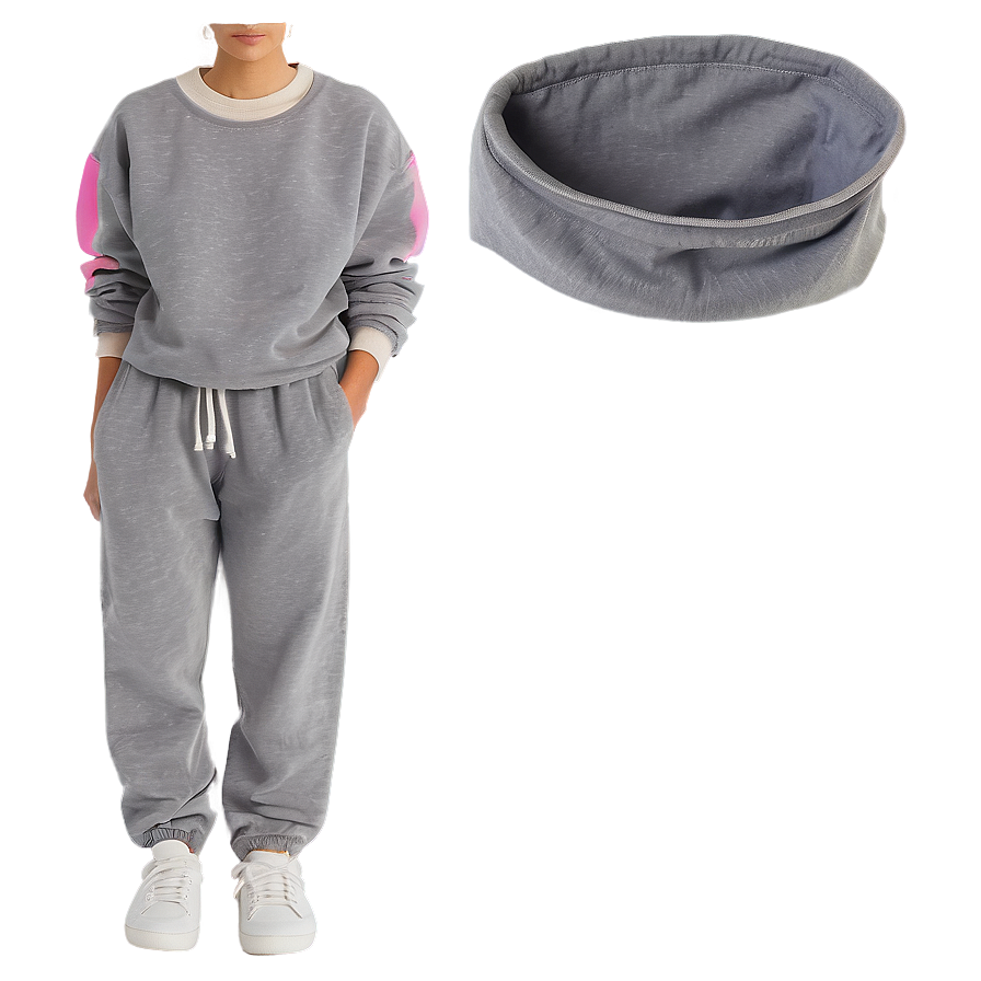 Vintage Grey Sweatpants Png 67 PNG image