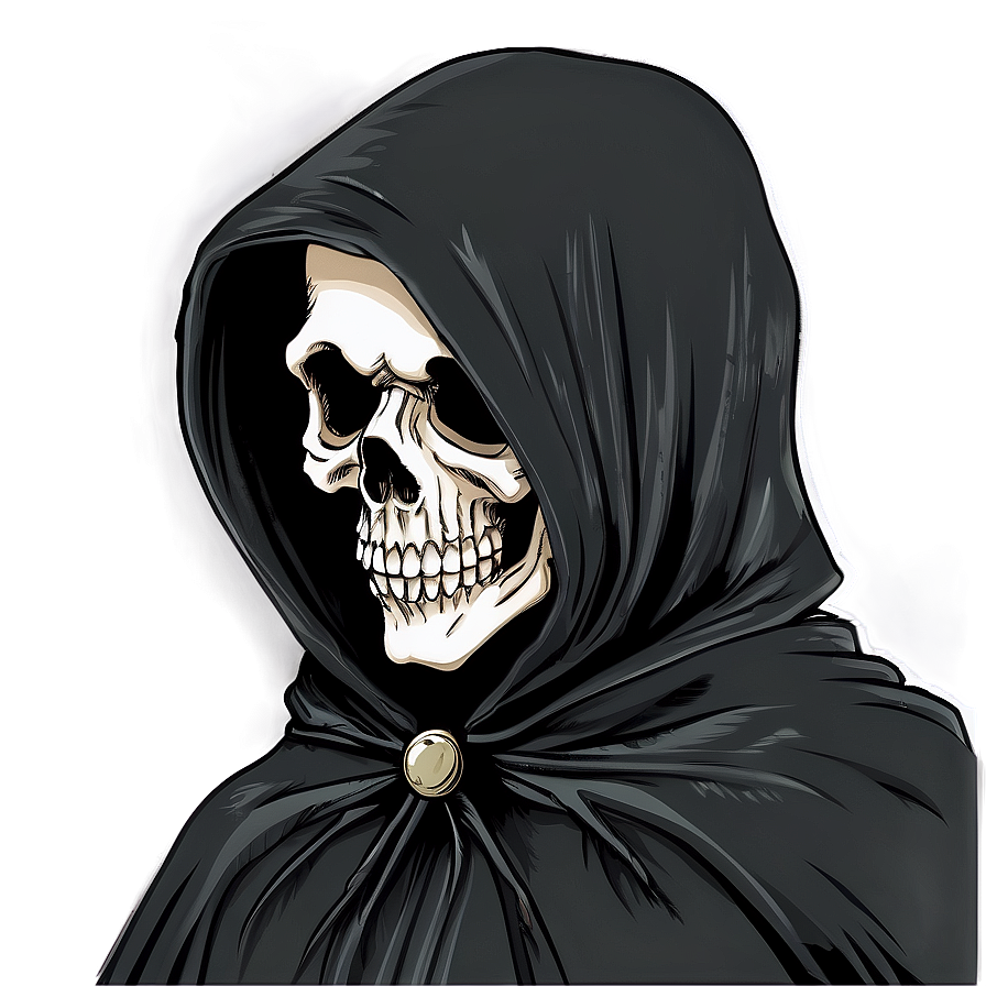 Vintage Grim Reaper Png Qxg PNG image