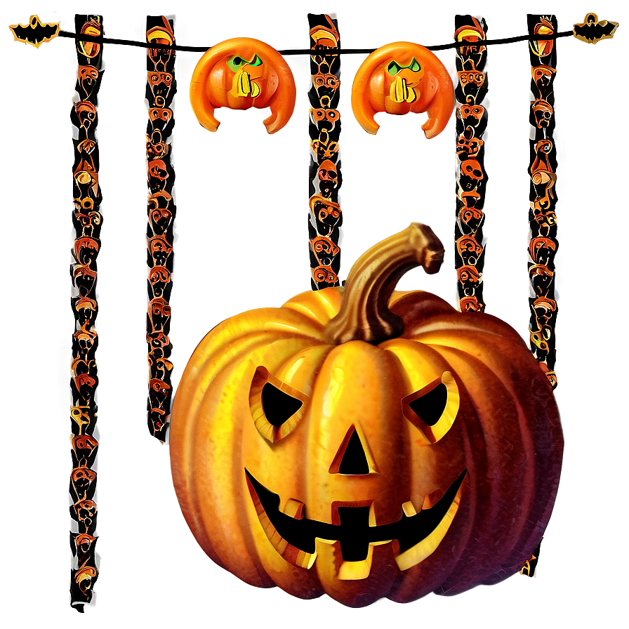 Vintage Halloween Decor Png Ewh PNG image